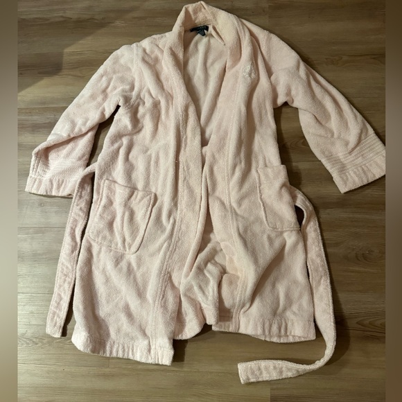 Lauren Ralph Lauren pink robe medium - Picture 1 of 4